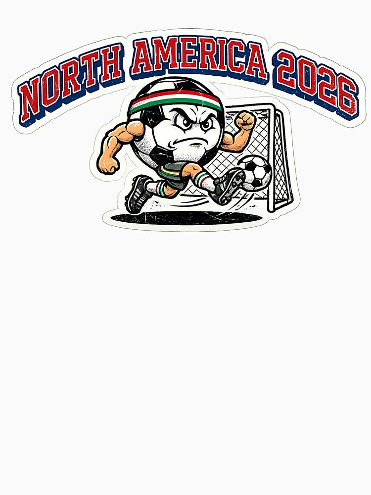Retro Soccer Mascot "North America 2026" Vintage Sports by RiotKida