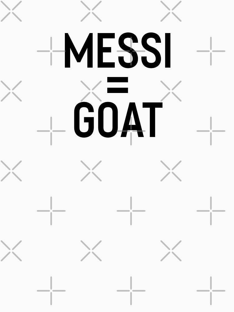 messi = goat by mavagraphics