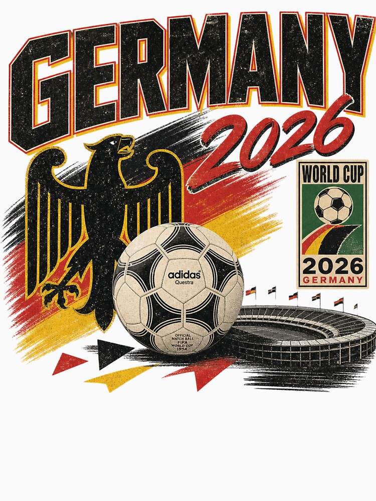 Germany 2026 Football World Cup Glory | Die Mannschaft Fan Supporter Shirt by rushaib