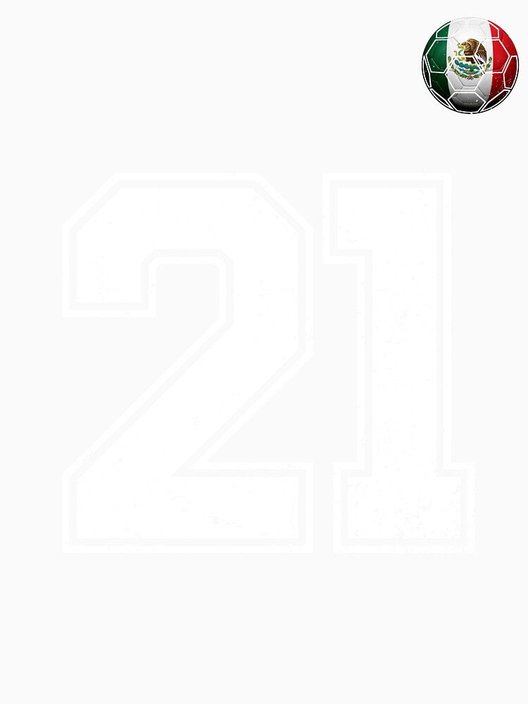 Number 21 Canada Flag Football Fan by BernoNickel