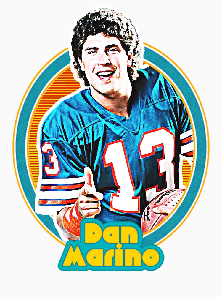 Dan Marino Retro 80s Football by PebblesunShop