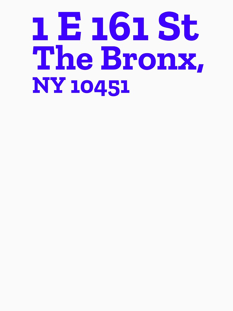 NY City Stadium Address by The Chuck Wagon