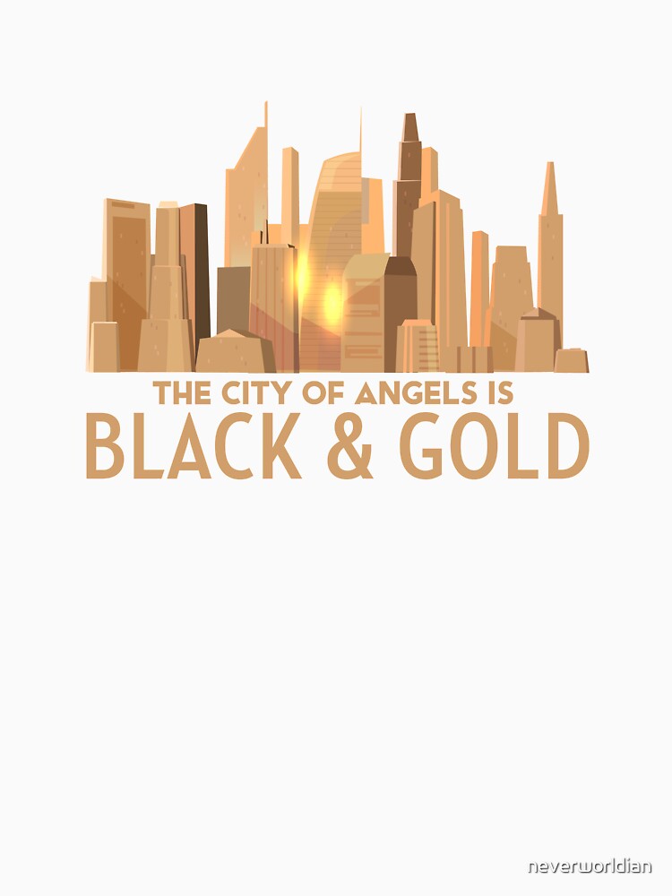 The City of Angels is Black and Gold LAFC by neverworldian