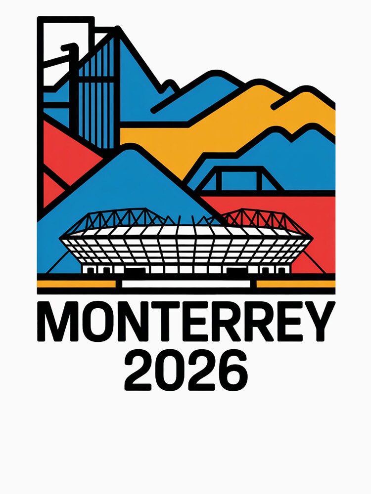 Monterrey 2026 Cerro de la Silla Mountain T-Shirt V6 by DarylWelsh2024