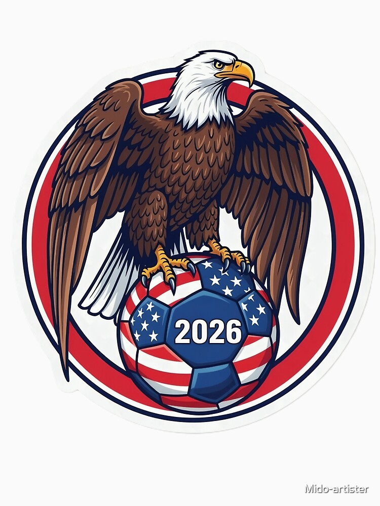 USA Eagle Soccer 2026 – American Pride Football Design by Mido-artister