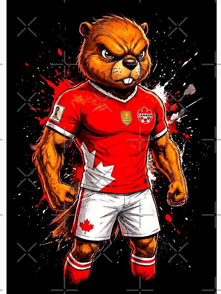 Canada Mascot World Cup 2026 Football Power by Not Hugo