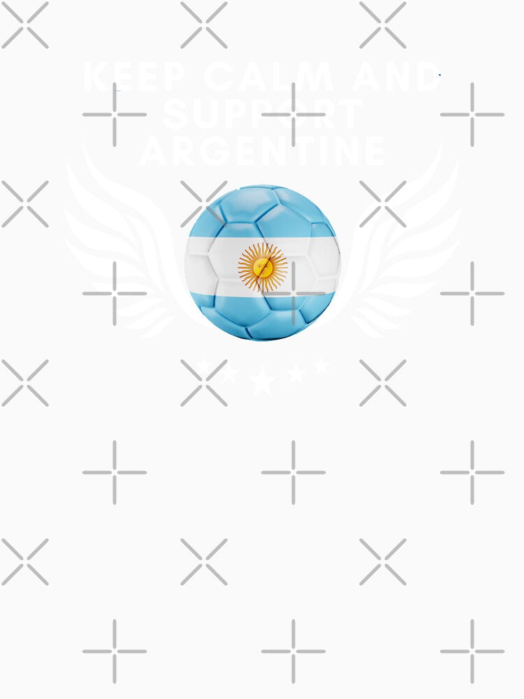 keep calm and support argentine, argentina soccer team, football by GaliaTati