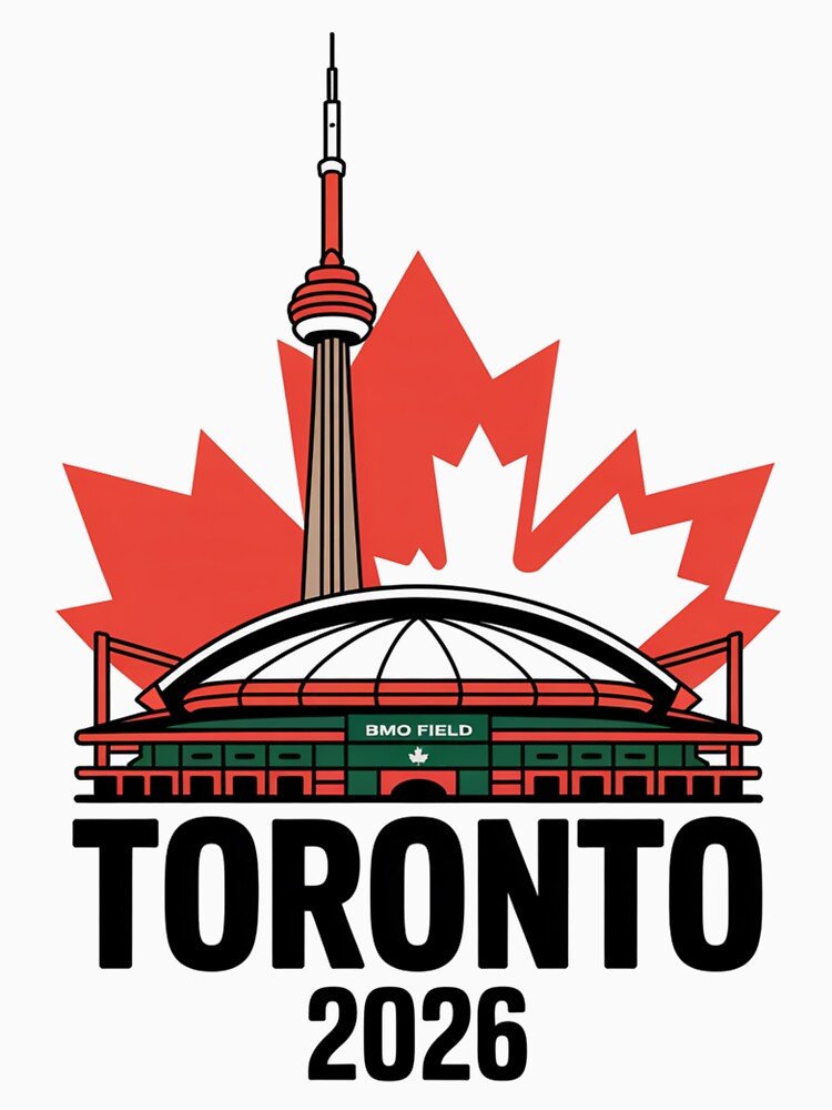 Toronto 2026 CN Tower Stadium Skyline T-Shirt V17 by DarylWelsh2024