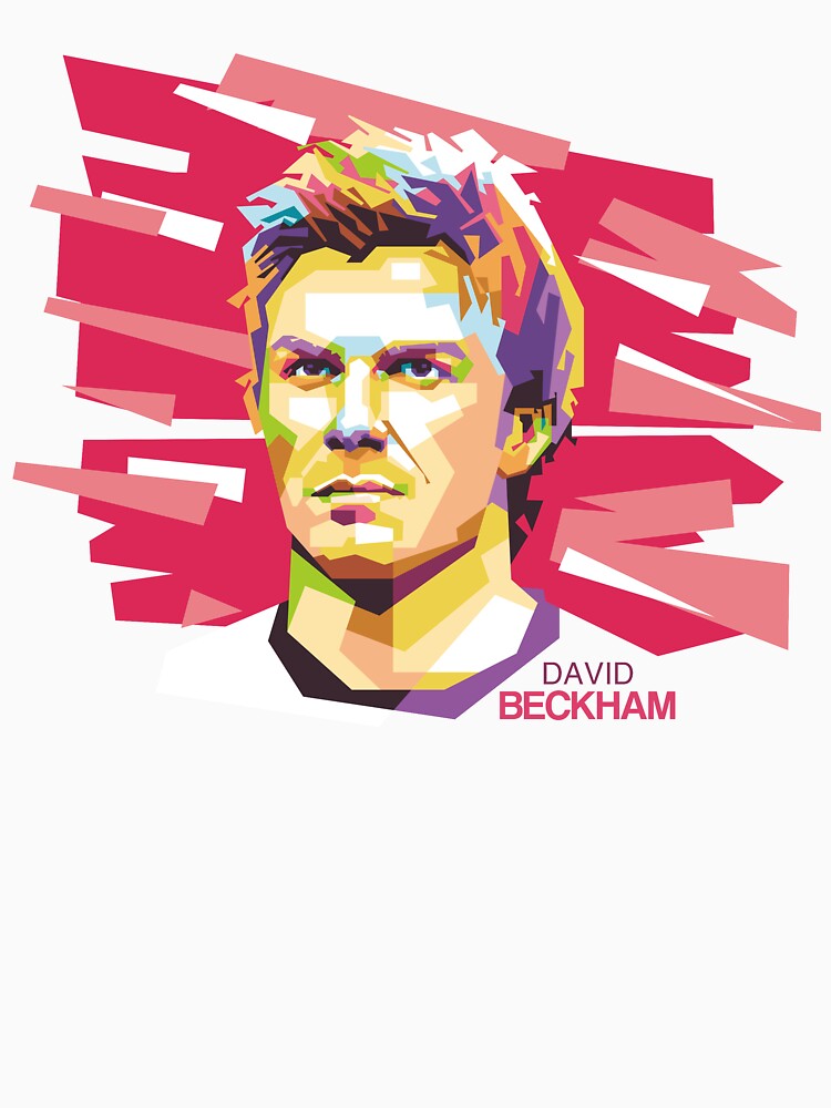 David Beckham in Vector Pop Art by Limada Iqbal
