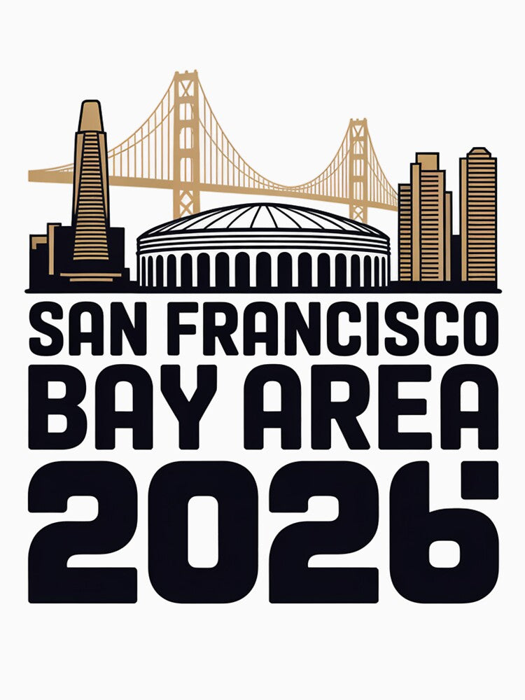 San Francisco Bay Area Golden Gate Stadium T-Shirt V17 by DarylWelsh2024