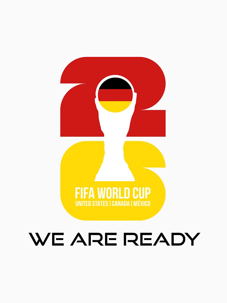 Germany World Cup 2026 We Are Ready Trophy Sticker by topprinting