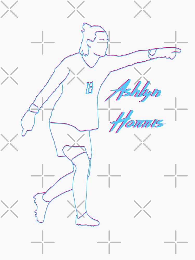 Ashlyn Harris Miami Vice Wave 80s 90s Style USWNT by Hevding