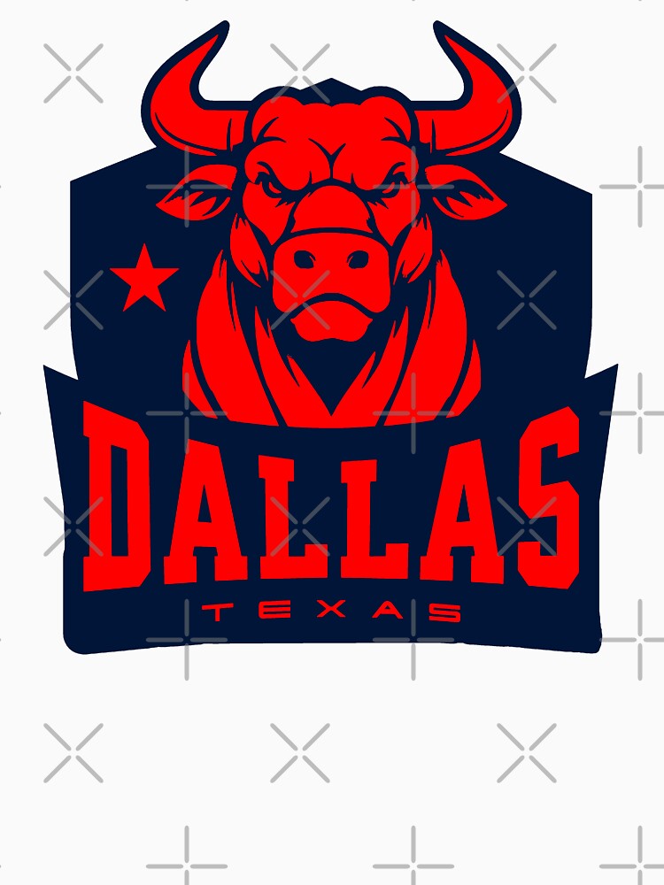 Dallas Texas bull animated red by VRedBaller