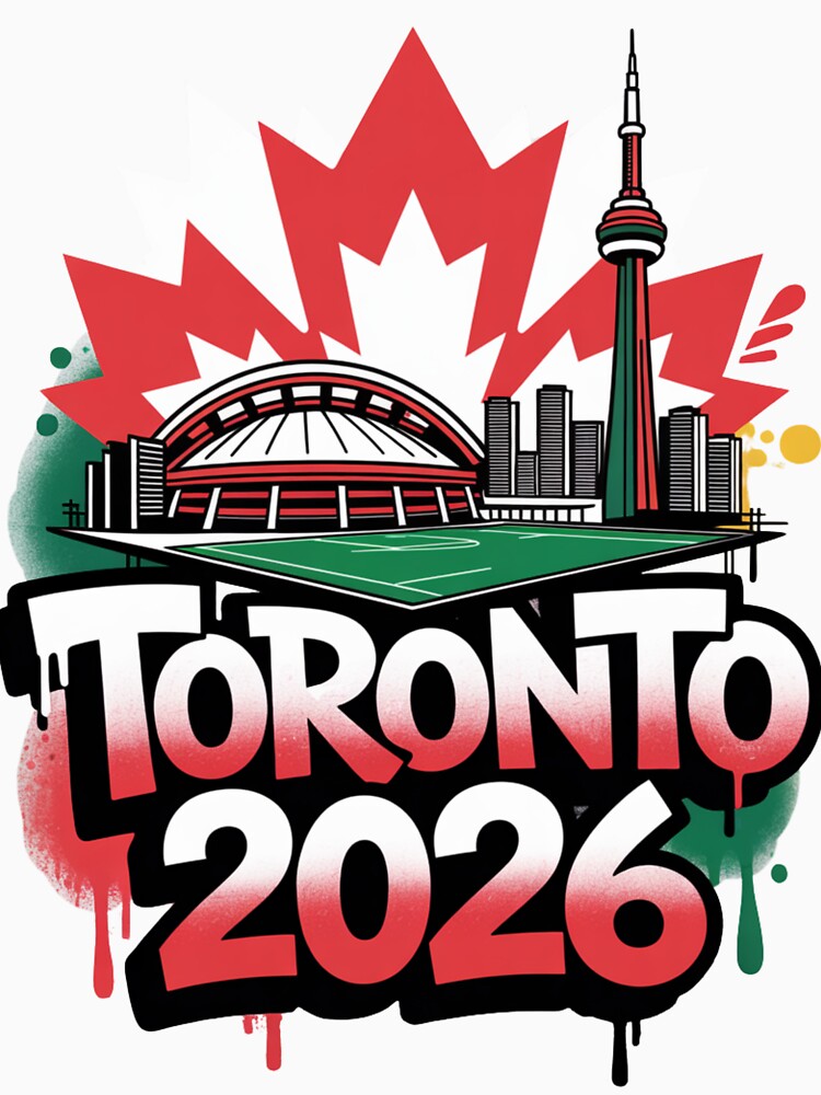 Toronto 2026 CN Tower Stadium Skyline T-Shirt V14 by DarylWelsh2024