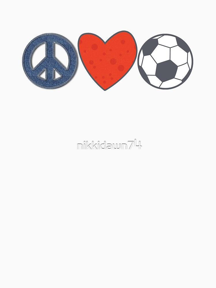 Peace Love Soccer product by nikkidawn74