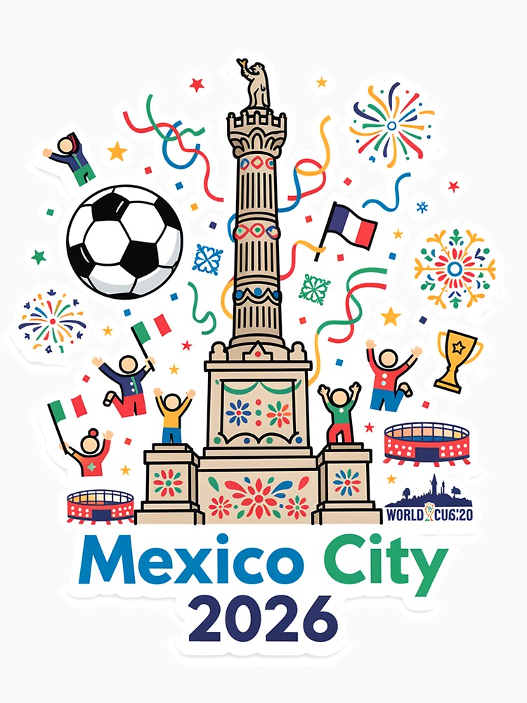 Mexico City 2026 Angel Soccer by Modefissi