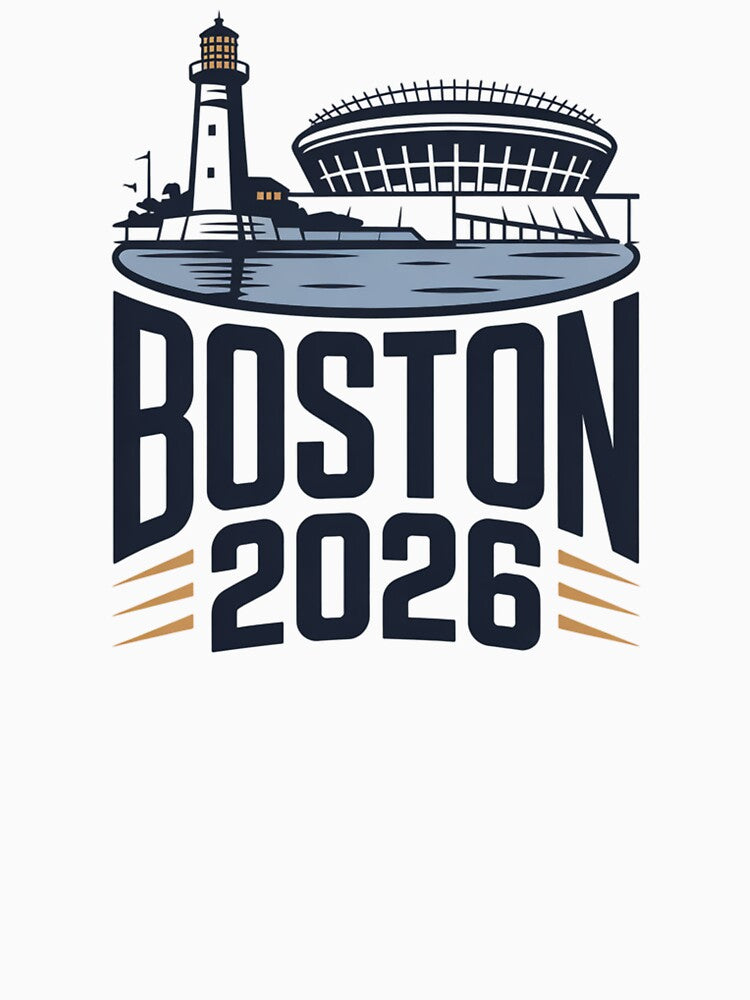 Boston 2026 New England Soccer Souvenir T-Shirt V14 by DarylWelsh2024