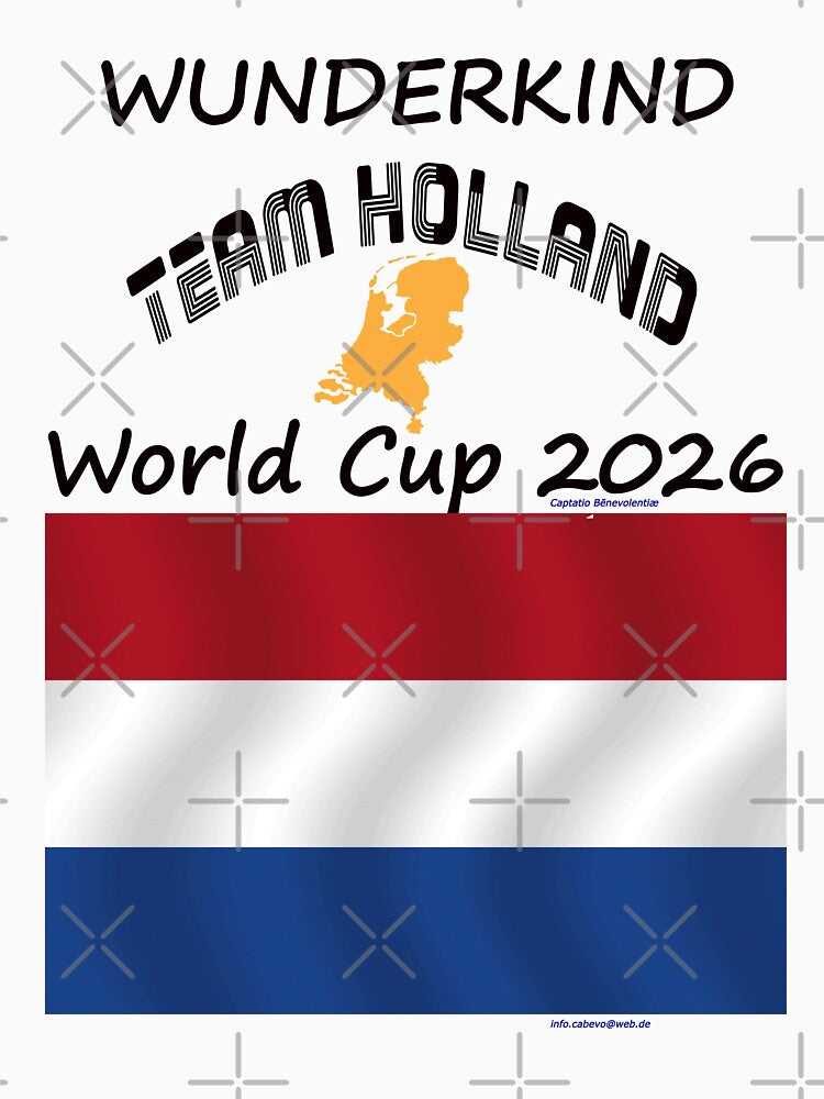 Holland Fan T‑Shirt world Soccer Cup 2026 football Netherlands outfit by cabevo
