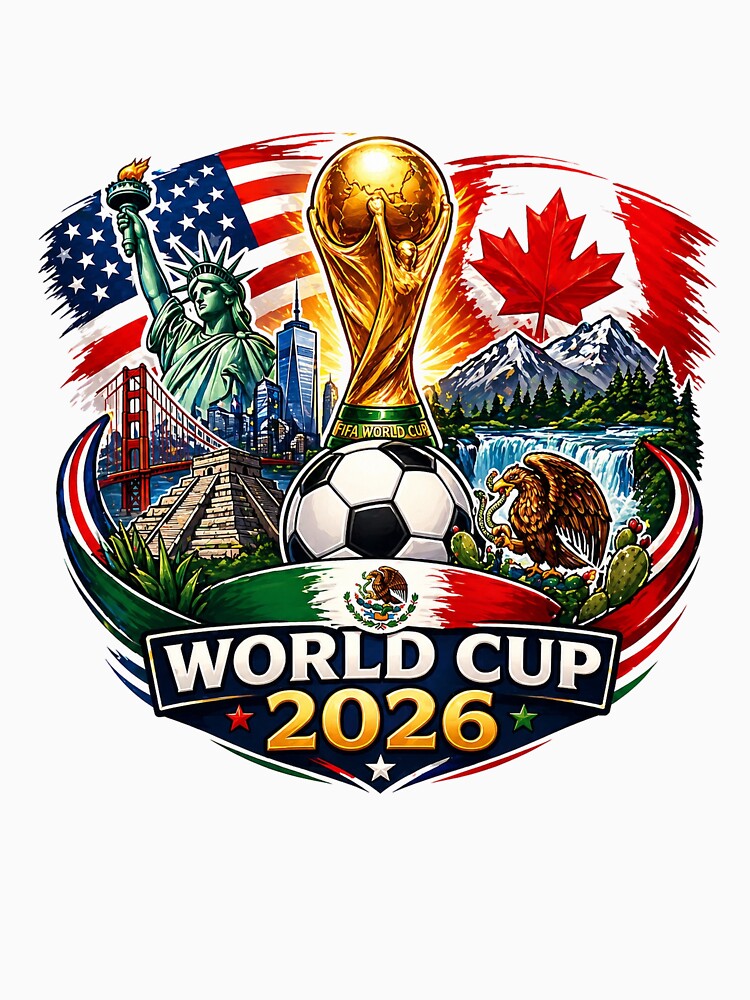 Football 2026 USA Canada Mexico – Soccer Fan Design Retro Travel Style by Puraenergia Stickers