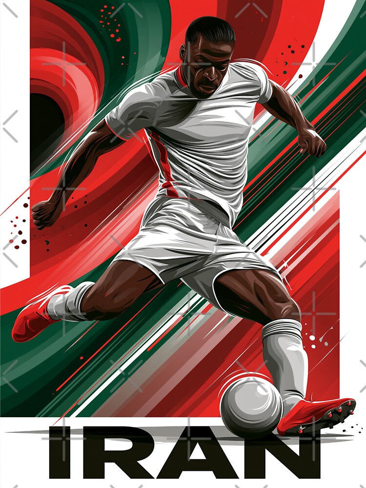 Iran Soccer by StudioRedKoala