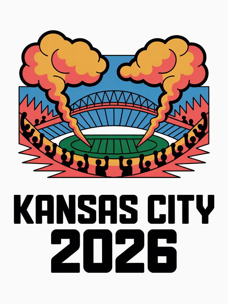 Kansas City 2026 Arrowhead Stadium Football T-Shirt V9 by DarylWelsh2024