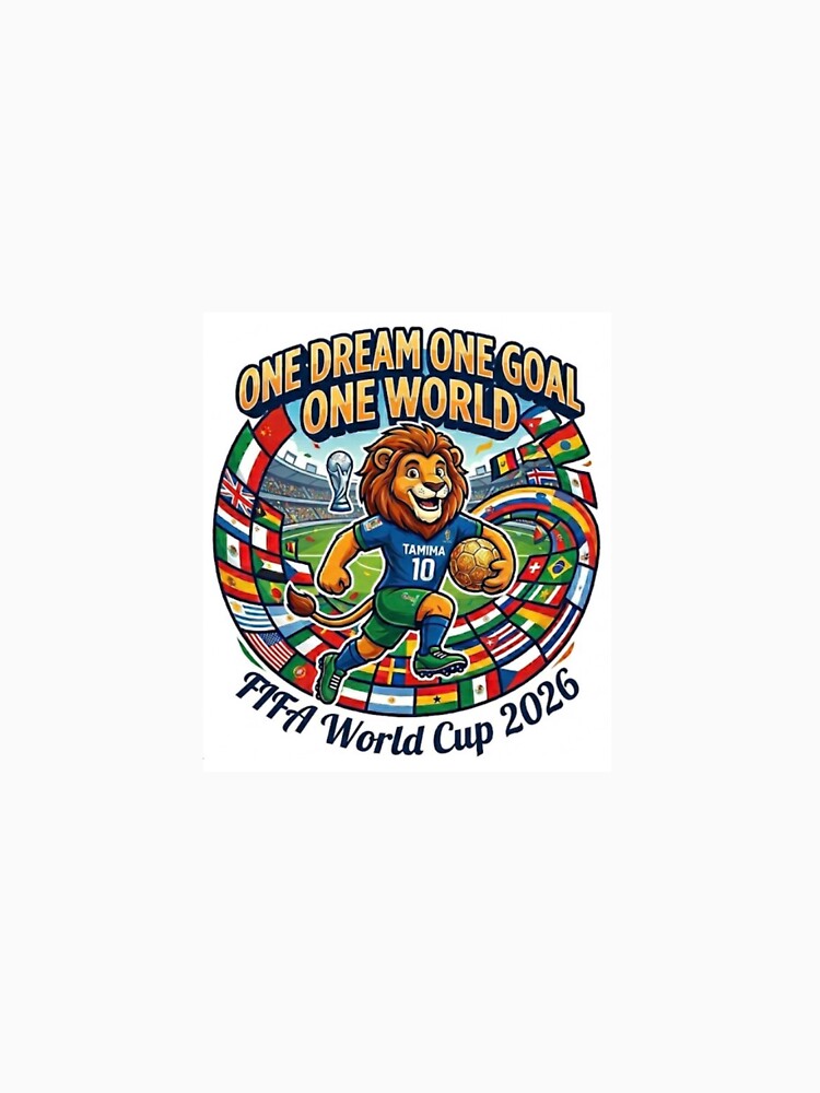 Celebrate the spirit of the world's greatest game with this vibrant mascot design! Featuring an energetic lion ("Tamima") by Bobo2123