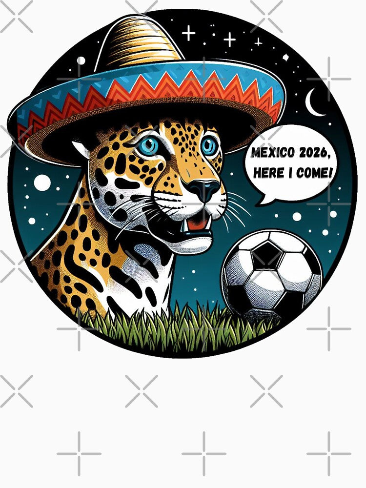USA CANADA MEXICO 2026: The Sombrero-Wearing Leopard of Mexico 2026 by Tw1nsAIArt