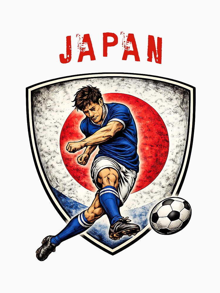 Japan - 2026 Futbol Retro Style by Tee Nook