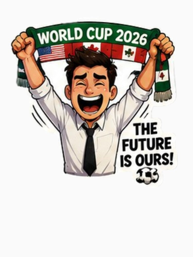 The Future Is Ours World Cup 2026 Funny Football Fan by Pixanova