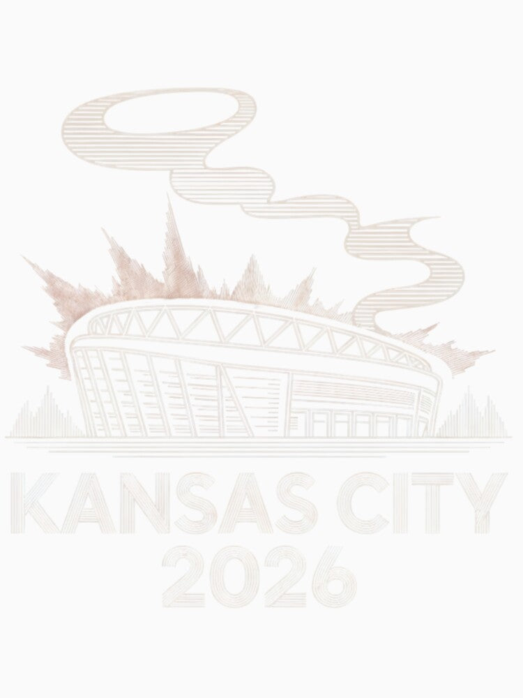 Kansas City 2026 Arrowhead Stadium Football T-Shirt V19 by DarylWelsh2024