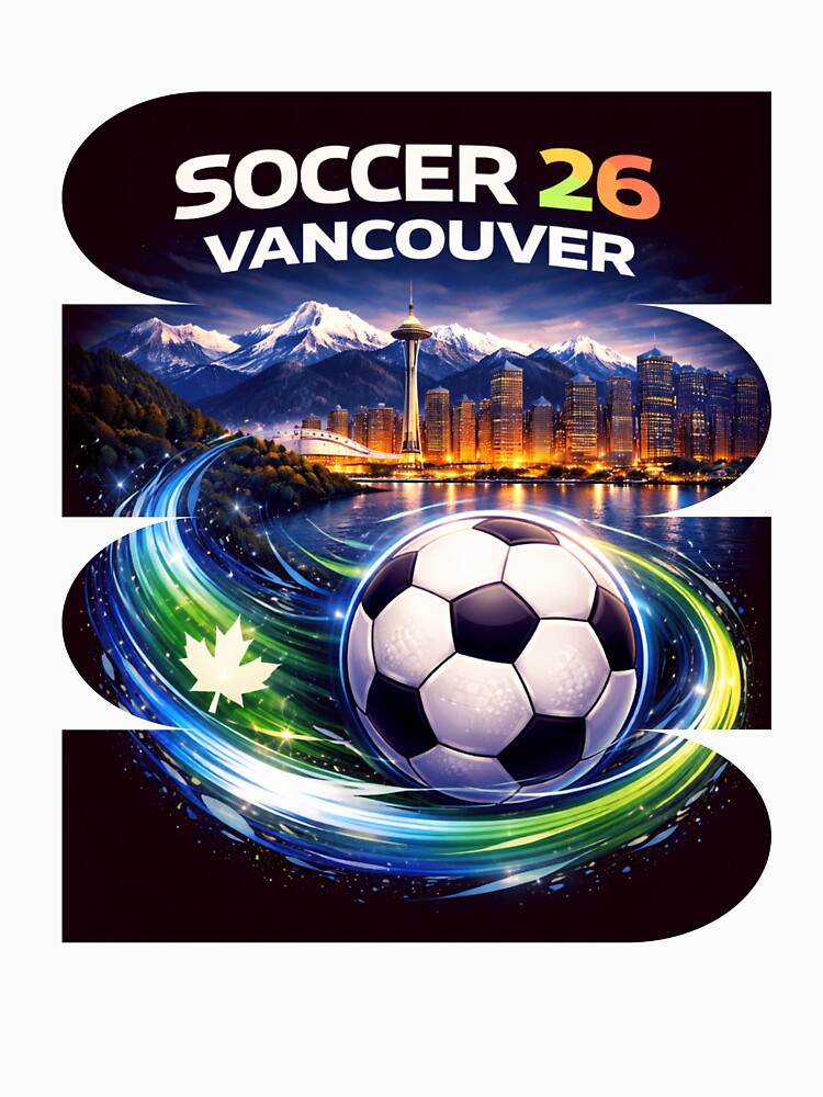 Vancouver Soccer 2026 Shirt, Soccer 26 Vancouver BC Fan Tee, Vancouver Canada Soccer Graphic by MK-Charlie