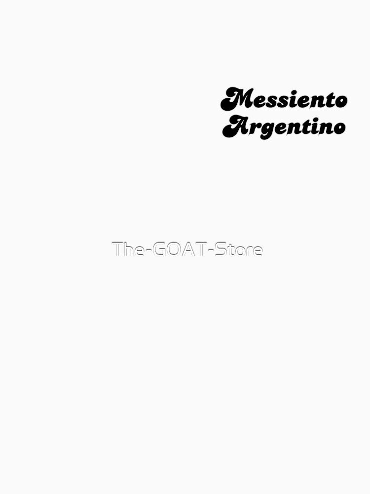 Messiento Argentino soccer futbol quote art by The-GOAT-Store