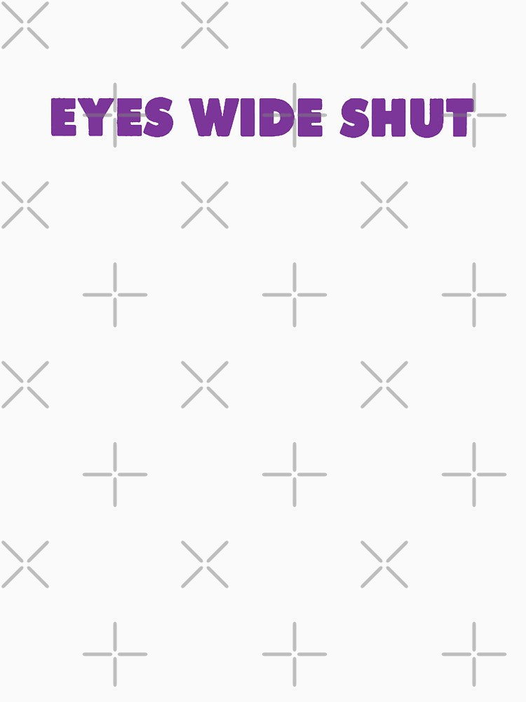 EYES WIDE SHUT TITLE - PURPLE by FILM GUTTER