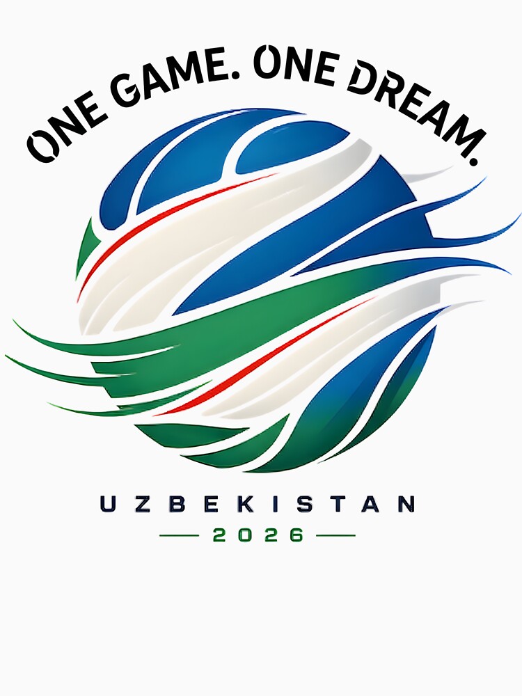 One Game One Dream Uzbekistan Soccer Shirt – Minimalist Football Fan Design 2026 by Lyutee