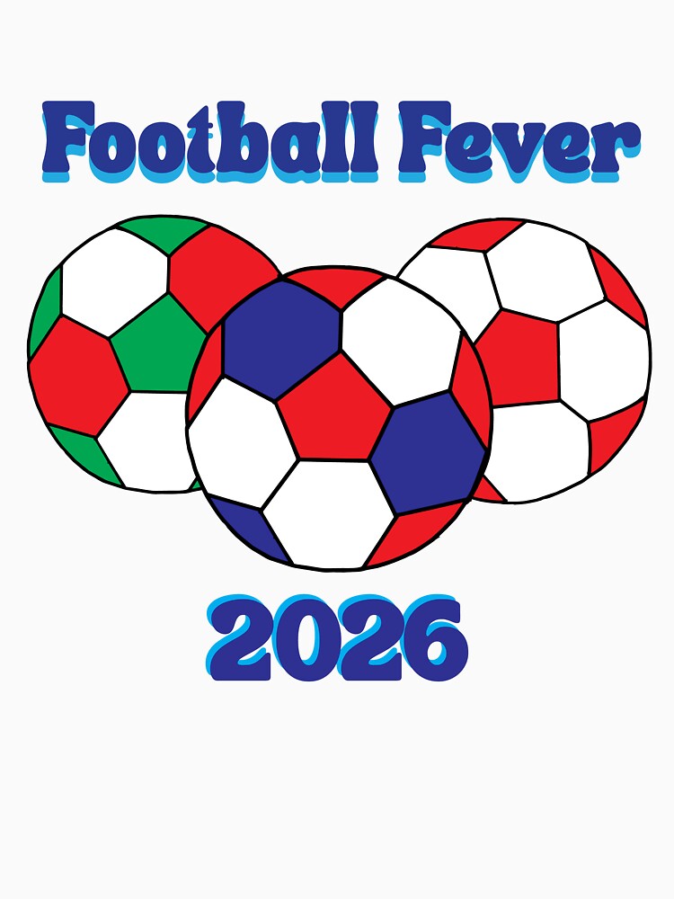 Soccer Ball 2026 Football Fan Design by LauraCoxArt