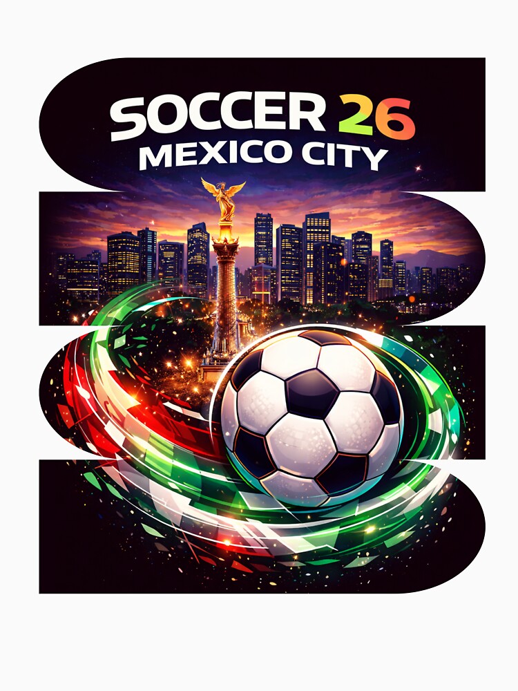 Mexico City Soccer 2026 Shirt, Soccer 26 CDMX Fan Tee, Mexico City Football Graphic by MK-Charlie