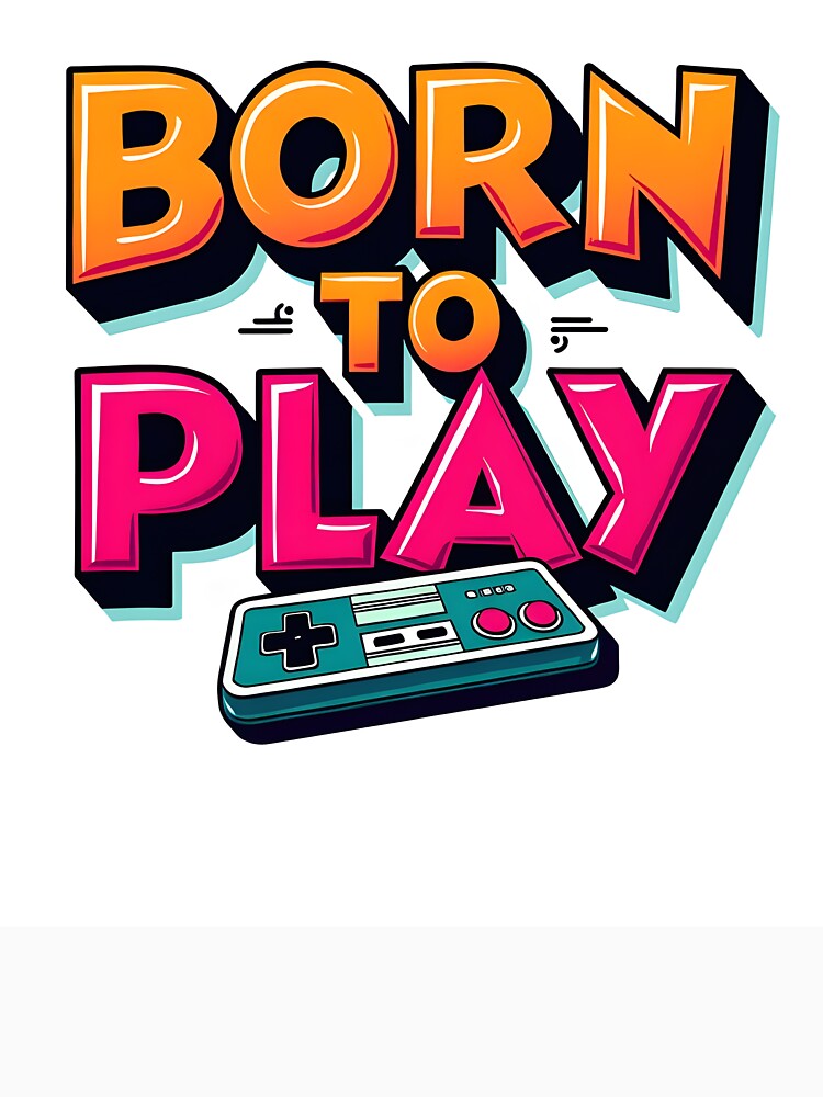 Born to Play Soccer Funny Football Lover Gift T-Shirt by MilaPrintify