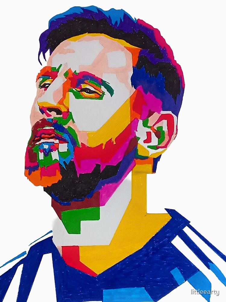 Argentina Football Goat Pop Art by littleearty