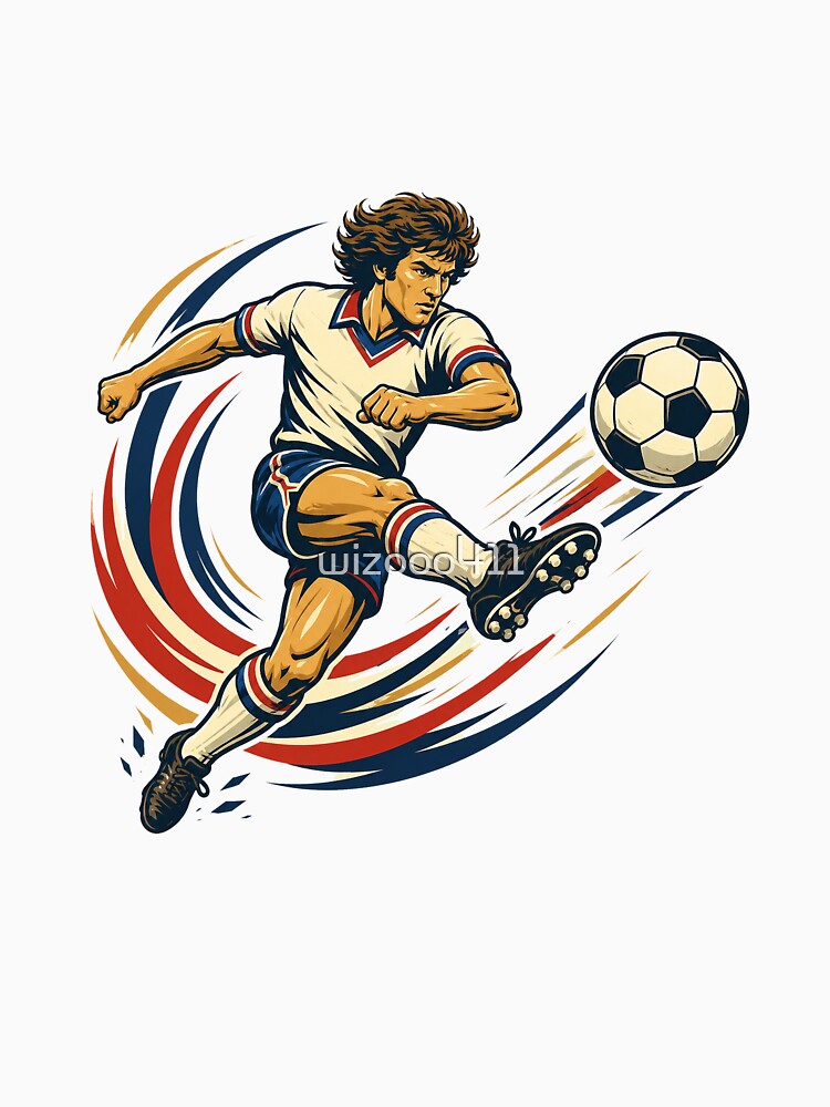 USA Vintage Soccer T-Shirt | Retro Football Design by wizooo411