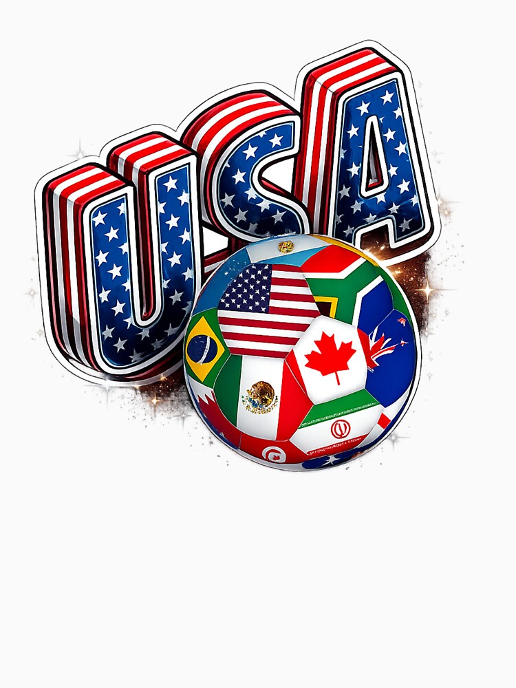 2026 World Cup Soccer USA Canada Mexico Football Trophy Fan Shirt by Hamid-Artworks