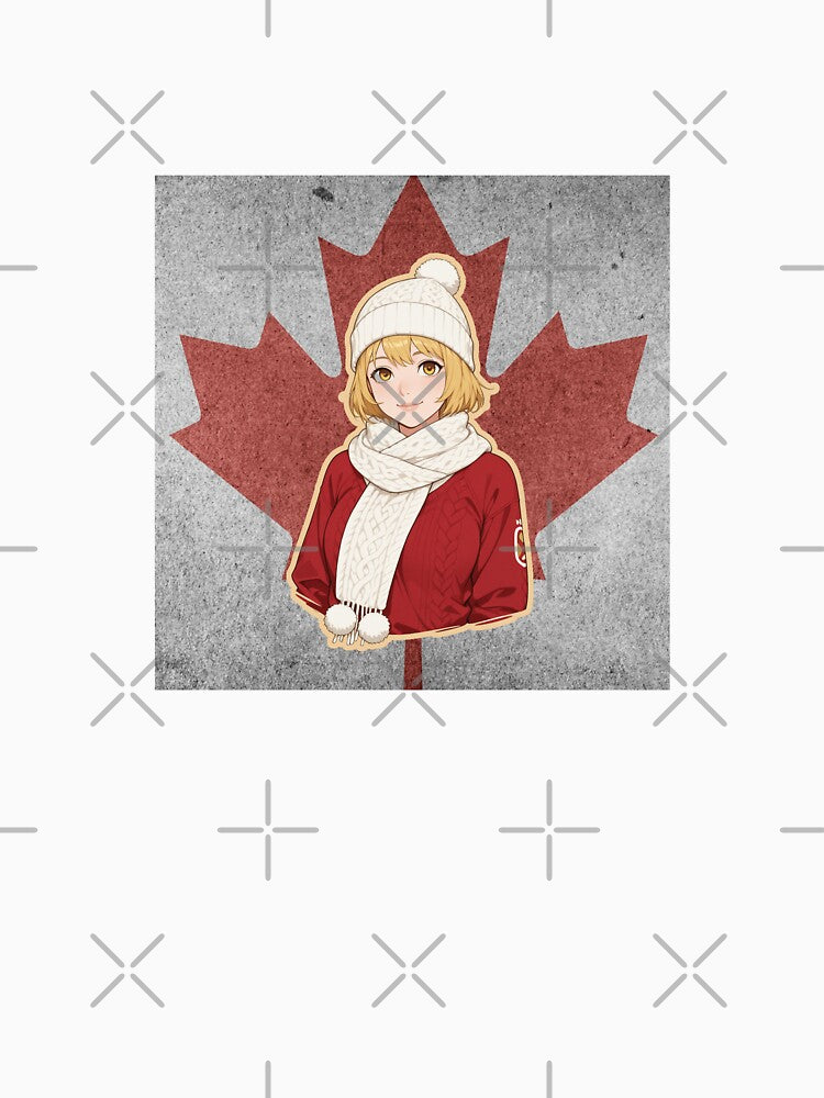 Canada Anime Football Fan Girl World Cup Edition by Shirt-Otakus