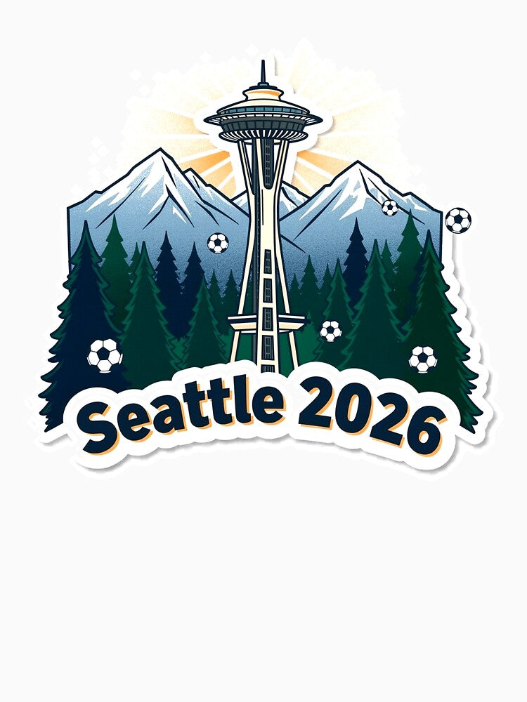 Seattle 2026 Space Needle Soccer by Modefissi