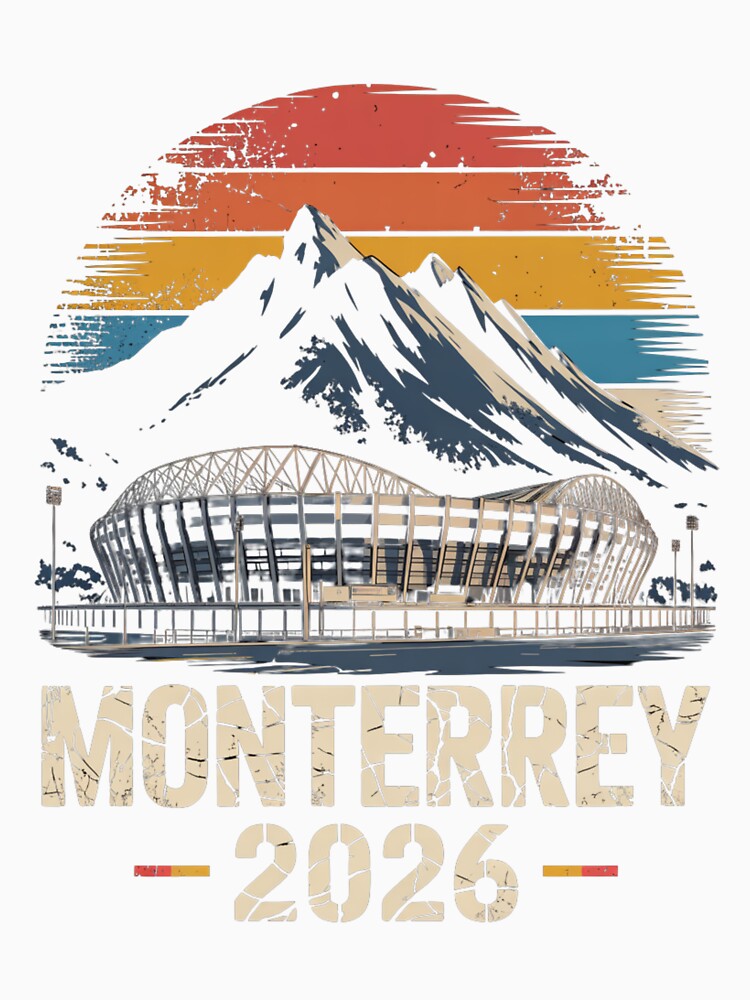 Monterrey 2026 Cerro de la Silla Mountain T-Shirt V9 by DarylWelsh2024