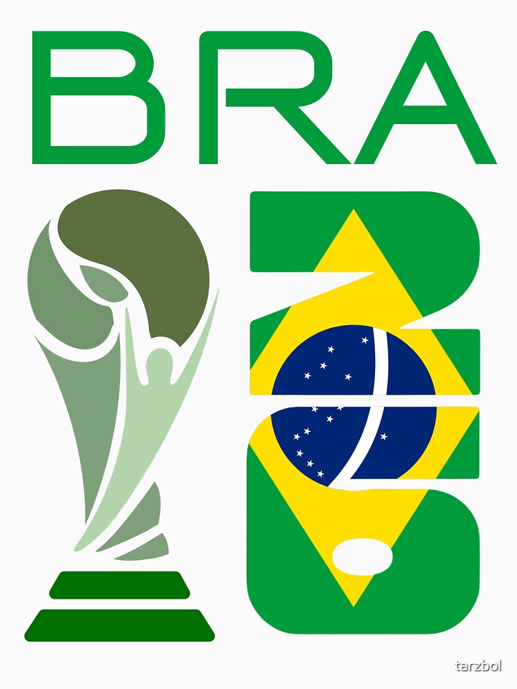 Brazil 2026 World Cup Fan Shirt Trophy Design by tarzbol