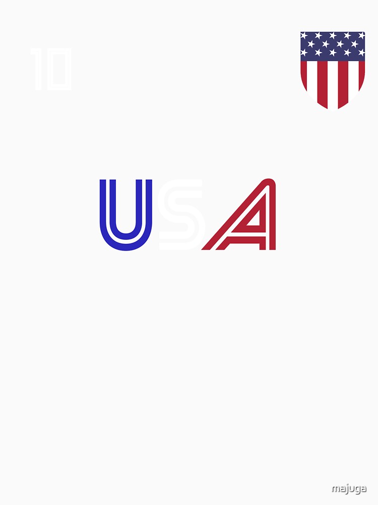 USA Soccer Team American Flag football fan by majuga