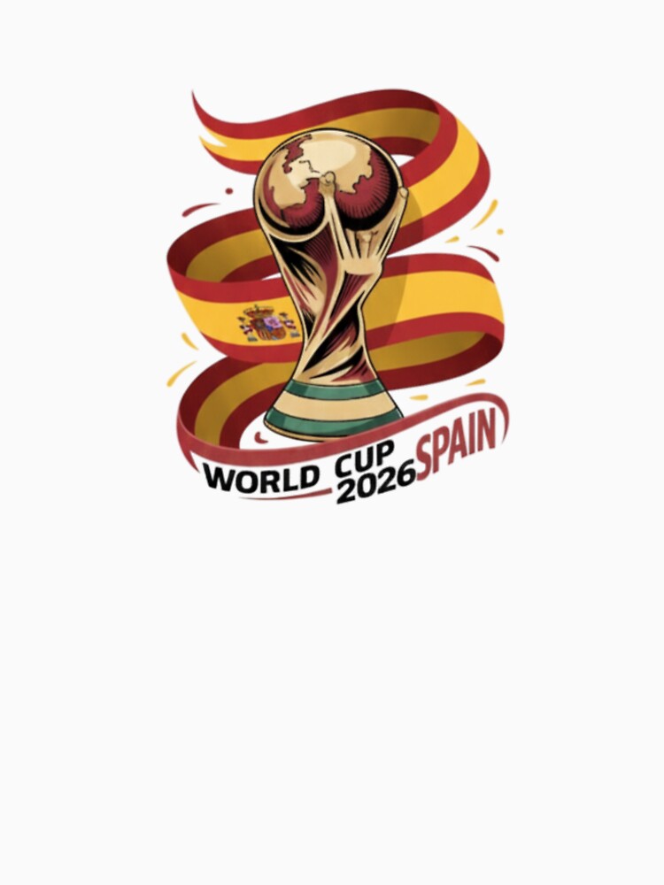Spain World Cup 2026 Pride - Trophy & National Flag Graphic by Deviantfant