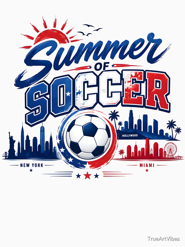 summer soccer, USA soccer gifts, soccer summer vibes, football summer, outdoor soccer by TrueArtVibes