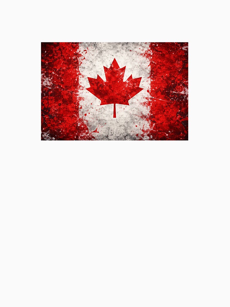 Canada Football World Cup Flag | Grunge Canadian Soccer Art by tangramrachel