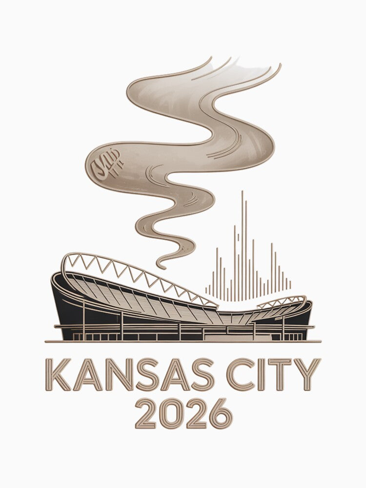 Kansas City 2026 Arrowhead Stadium Football T-Shirt V13 by DarylWelsh2024