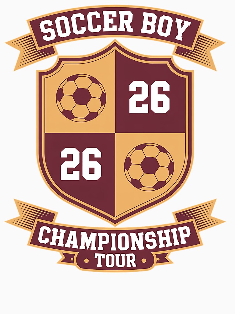 Mens Soccer Boy Brother Championship Tour 2026 by BlassmausArt